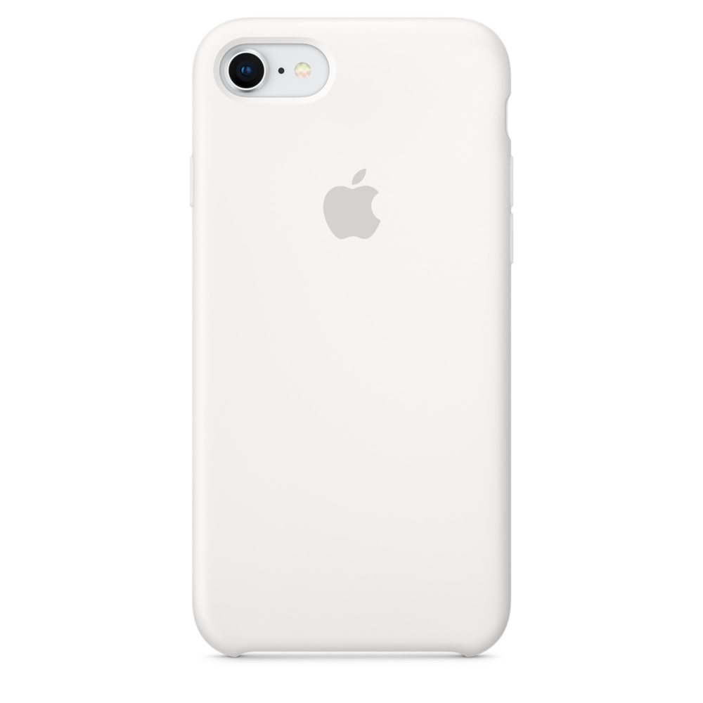 Originální silikonový kryt Apple iPhone 8 / 7 - Bílý Originální silikonový kryt Apple iPhone 8 / 7 - Bílý