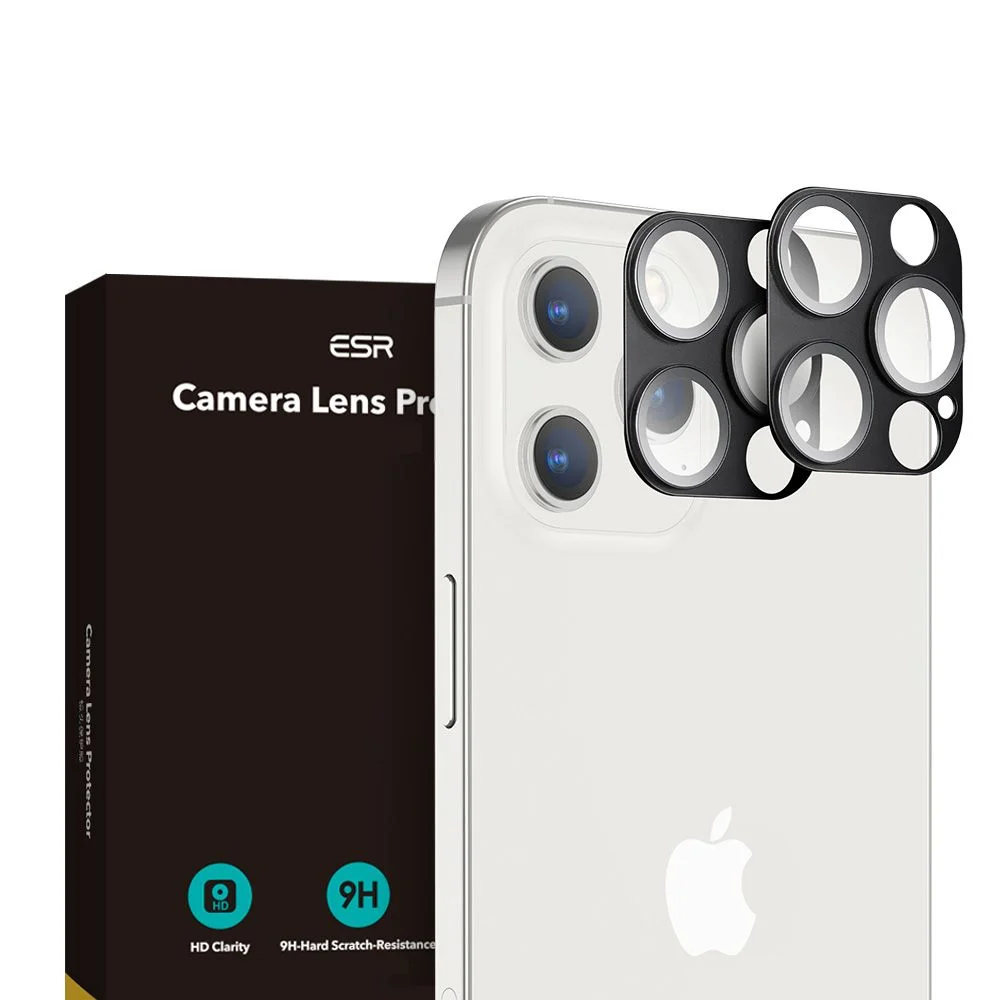 ESR Camera Lens 2-PACK pro čočku fotoaparátu Apple iPhone 12 Pro Max (2 kusy) - Black