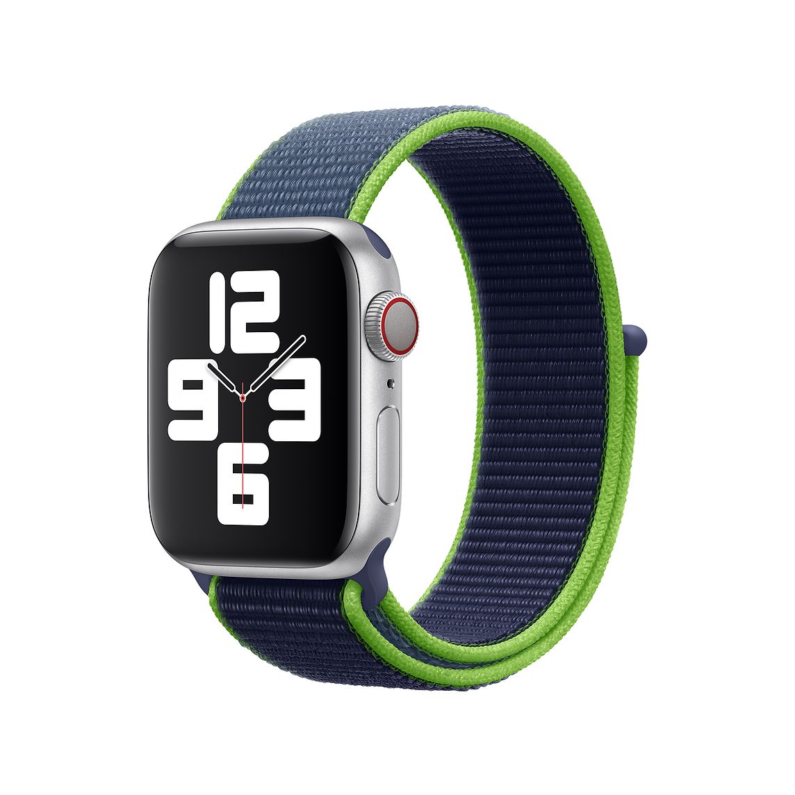 Provlékací sportovní řemínek NYLON Apple Watch Ultra 1/2 49mm - Neon Lime