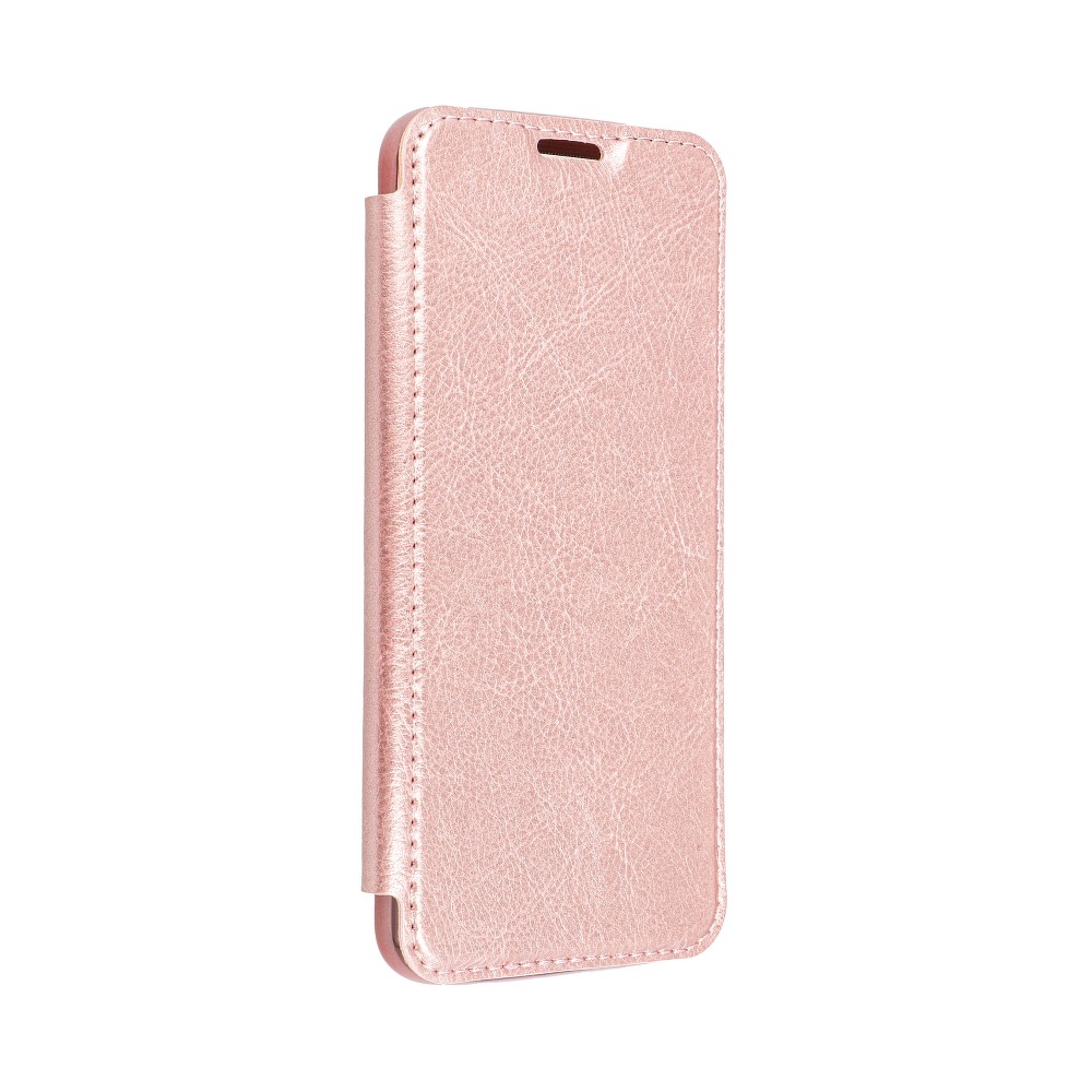 Pouzdro ForCell Electro Book iPhone 12 Pro Max - růžově-zlaté