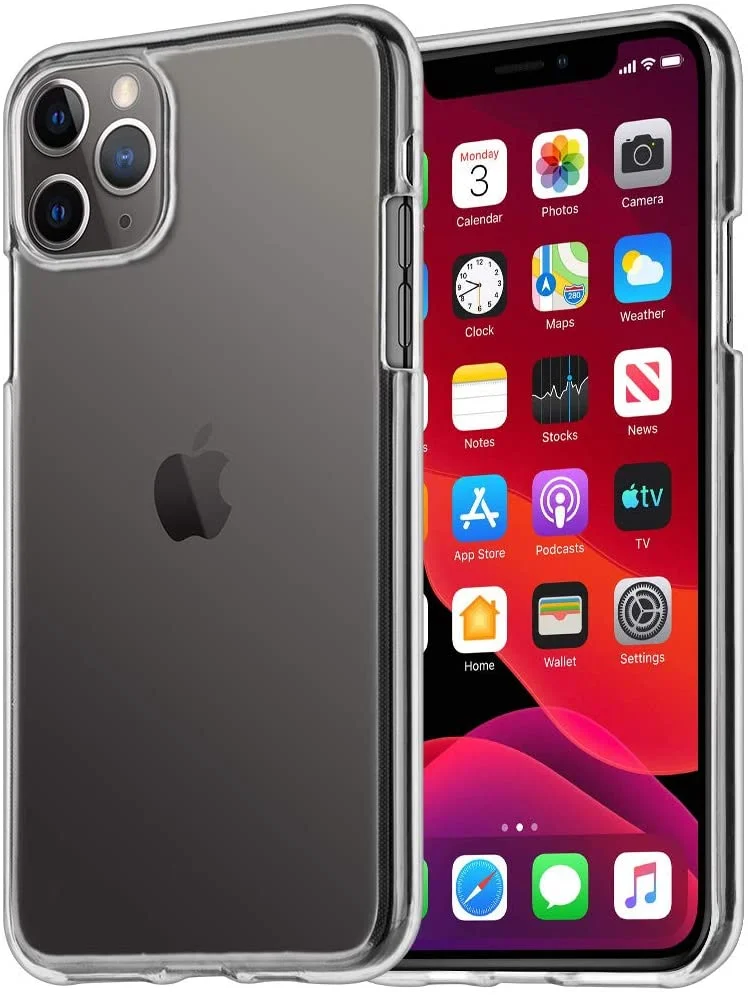 Pouzdro Mercury Goospery Jelly iPhone 11 Pro Max - Průhledný