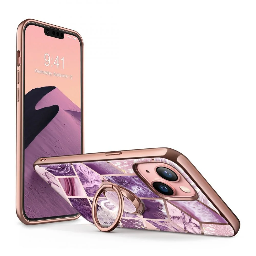 Pouzdro SUPCASE IBLSN COSMO SNAP iPhone 13 - Marble Purple
