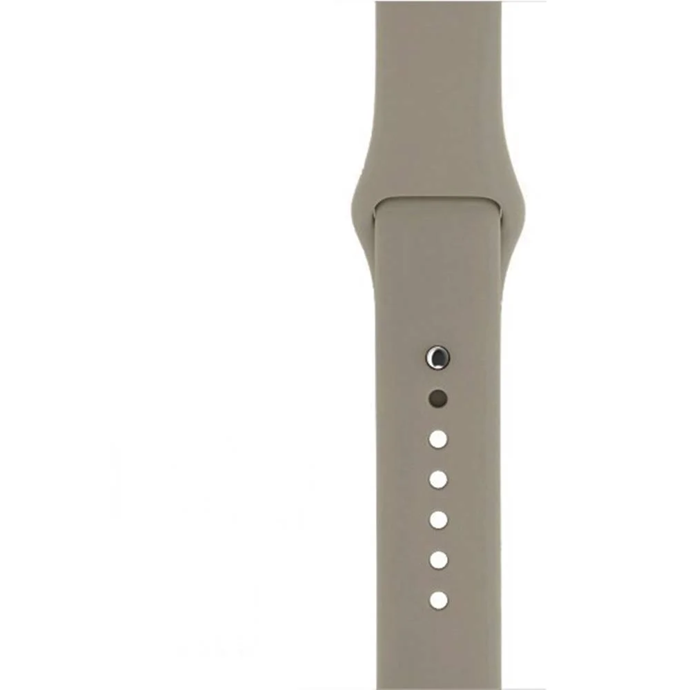 Řemínek iMore SmoothBand pro Apple Watch Series 9/8/7 (45mm) - Kamenně šedý