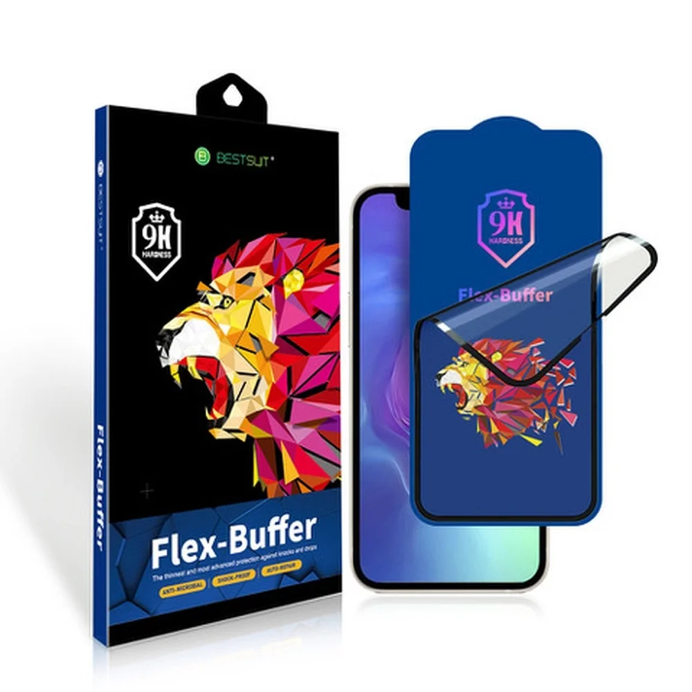 Bestsuit Flex-Buffer Hybrid Glass 5D iPhone 14 Plus / 13 Pro Max