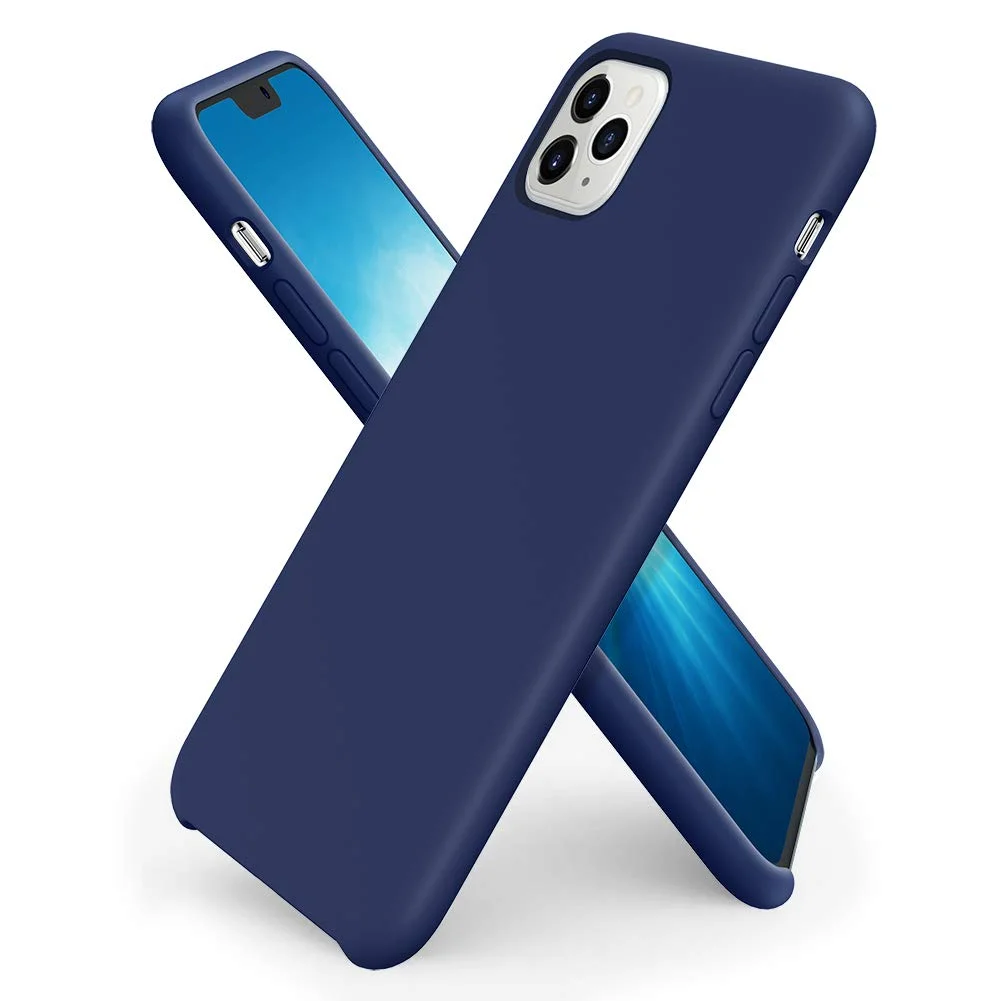 Pouzdro iMore Silicone Case iPhone 11 Pro Max - Kobaltově modrý