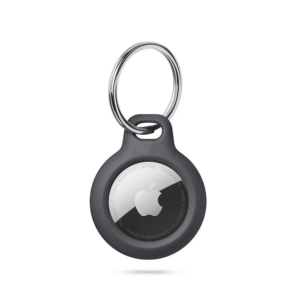 Pouzdro Tech-Protect Rough Apple AirTag - Černé