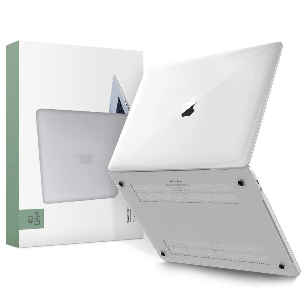 Pouzdro Tech-Protect Smartshell MacBook Pro 13" (2016/2017/2018/2019/2020/2022) - Krystalově čiré