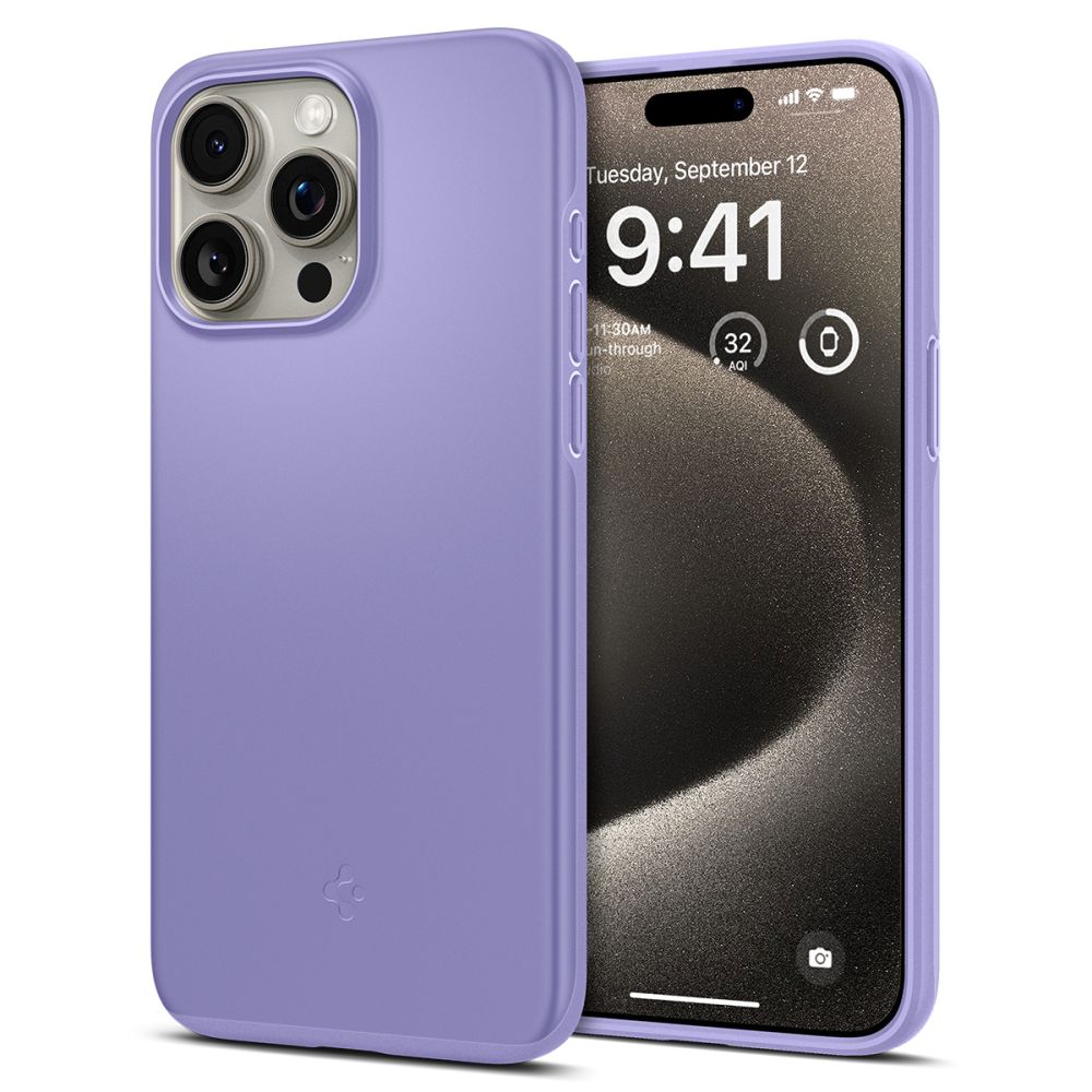 Pouzdro Spigen Thin Fit iPhone 15 Pro Max - Iris Purple