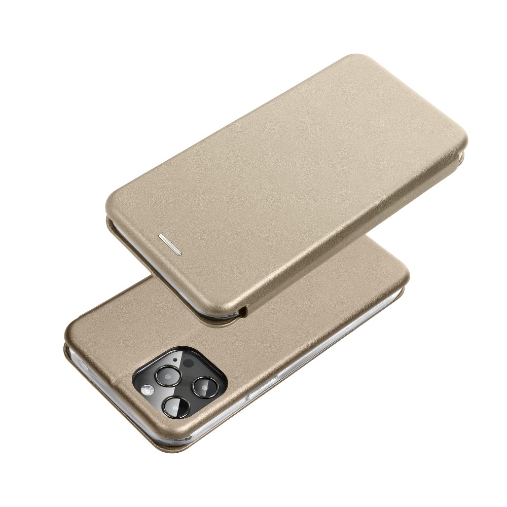Pouzdro Forcell Elegance Apple iPhone 12 / 12 Pro - Zlatavé