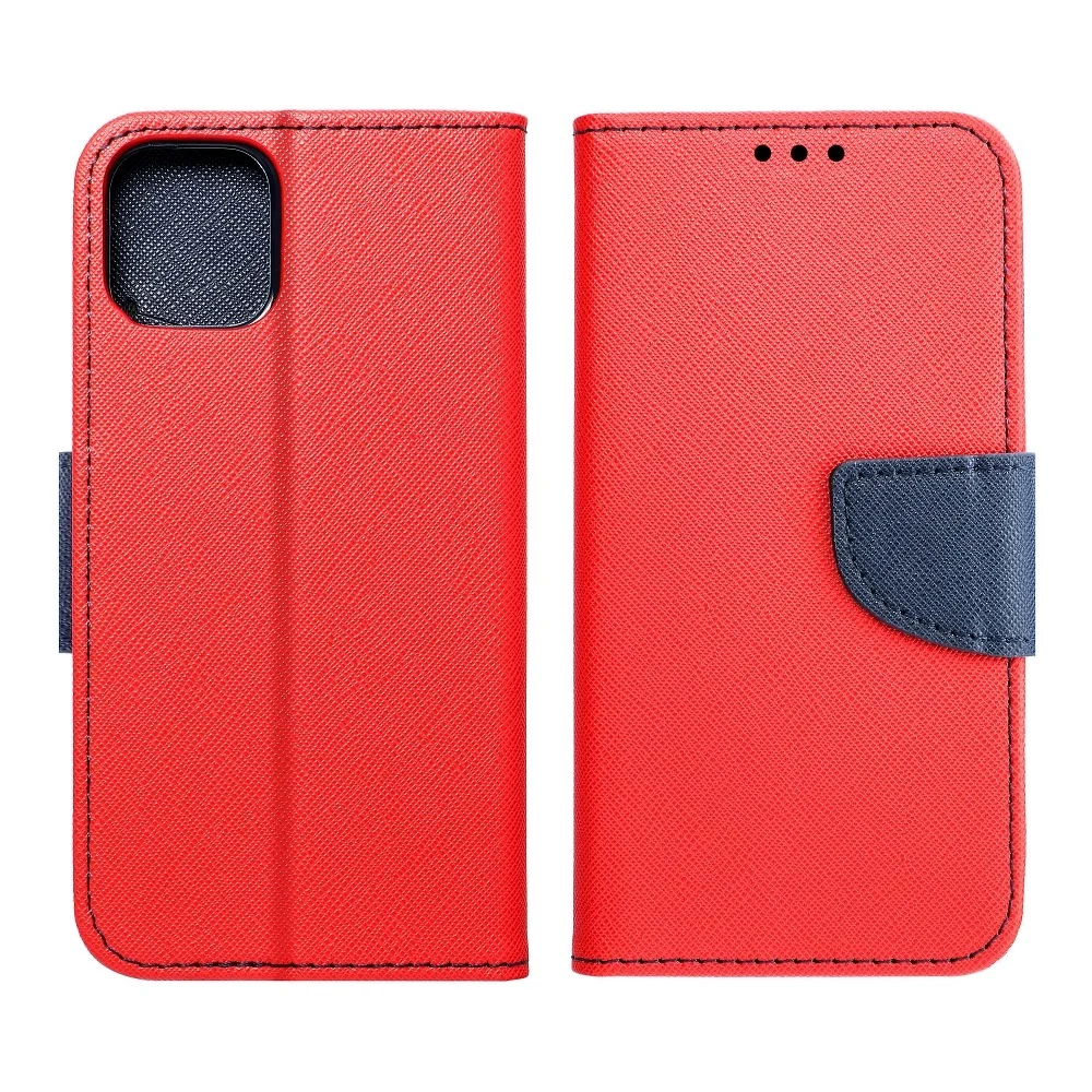 Pouzdro FANCY Diary iPhone 13 Pro - Červené/Modré