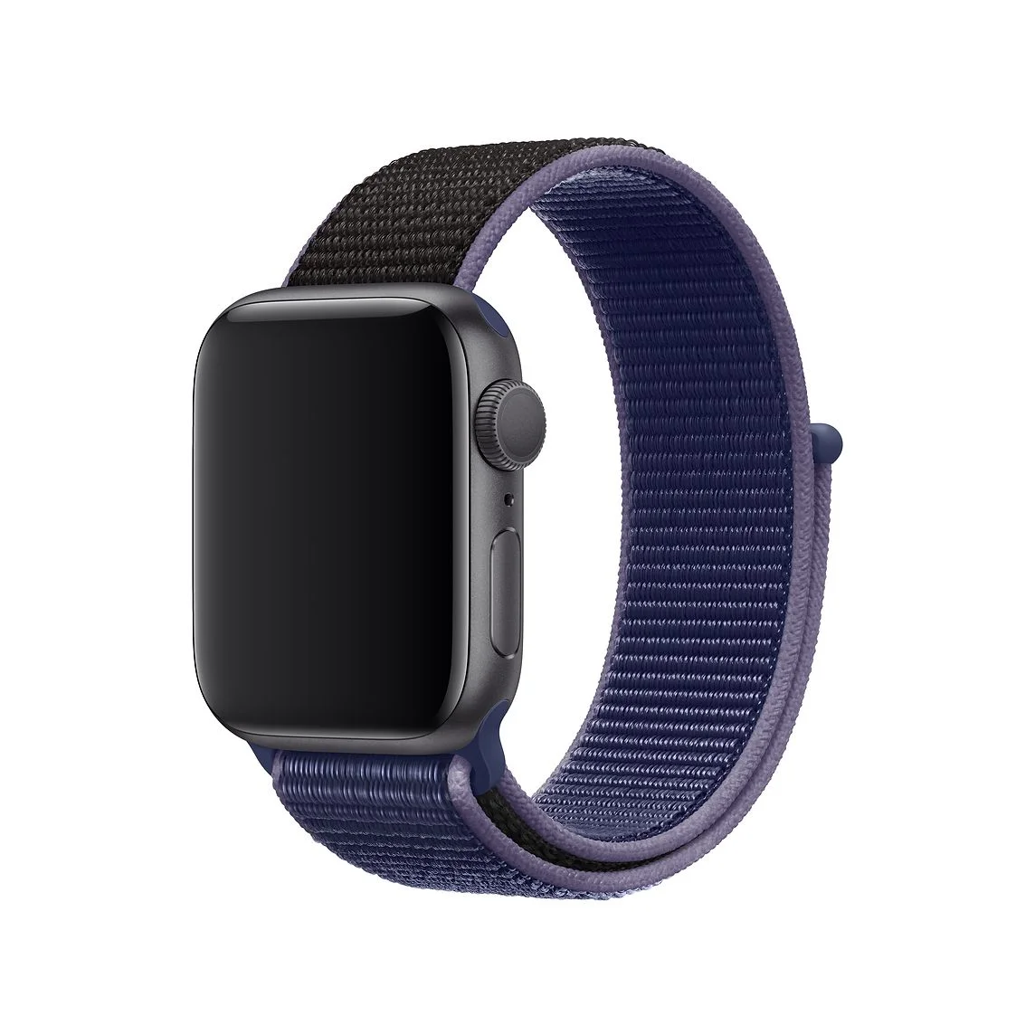 Řemínek iMore NYLON Apple Watch Series 4/5/6/SE 40mm - Půlnočně modrý/Černý