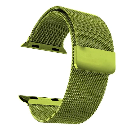 Řemínek iMore MILANESE LOOP Apple Watch Series 8/7 (41mm) - Hadí zelená