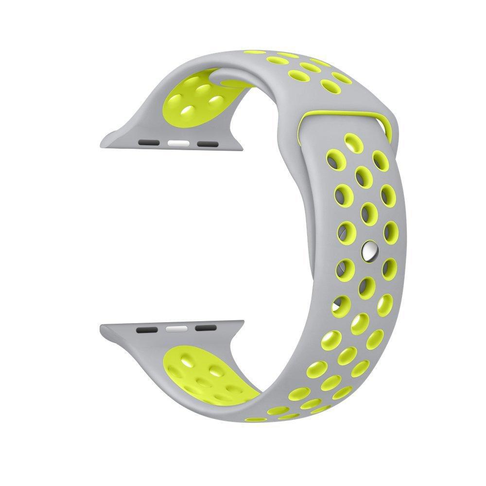 Sportovní řemínek SPORT Apple Watch Ultra 1/2 (49mm) - Šedý/Neonově žlutý