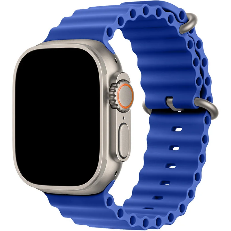 iMore Oceánský řemínek pro Apple Watch Ultra 1/2 (49mm) - Modrý