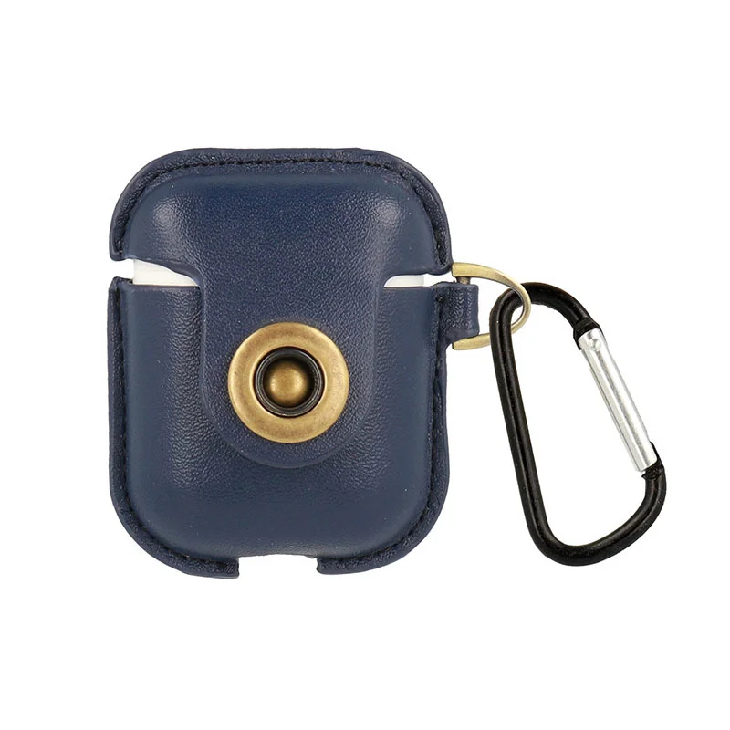Pouzdro Vennus Protective Leather Case AirPods 1/2 - Tmavě modré