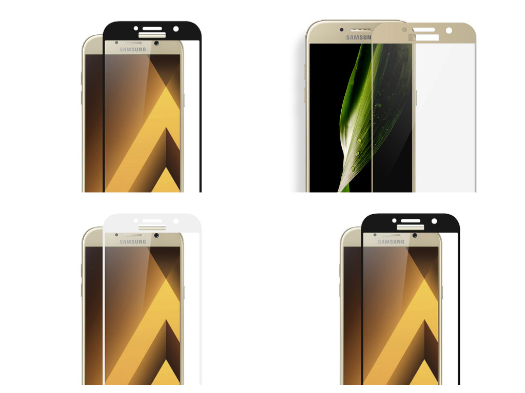Tvrzené sklo FullCover pro ochranu displeje Samsung Galaxy A3 (2017) Tvrzené sklo FullCover pro ochranu displeje Samsung Galaxy A3 (2017)