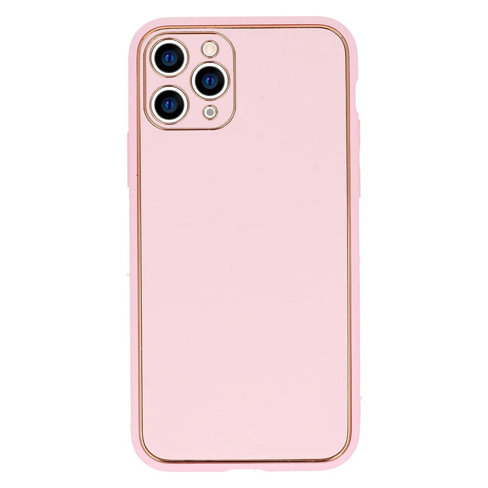 Pouzdro TEL PROTECT Luxury Case Apple iPhone 12 Pro - Růžové