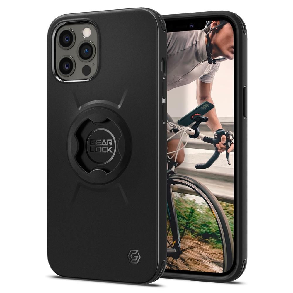 Pouzdro Spigen Gearlock GCF132 Bike Mount Case Apple iPhone 12/12 Pro černé