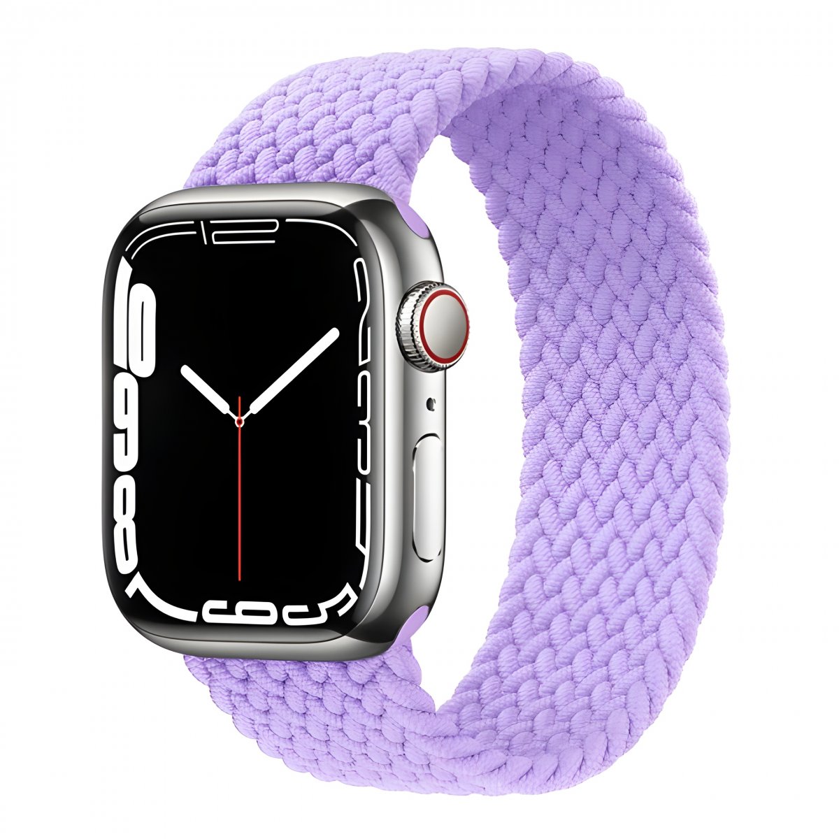 Pletený navlékací řemínek pro Apple Watch Ultra 1/2 49mm - levandulově fialová (S)