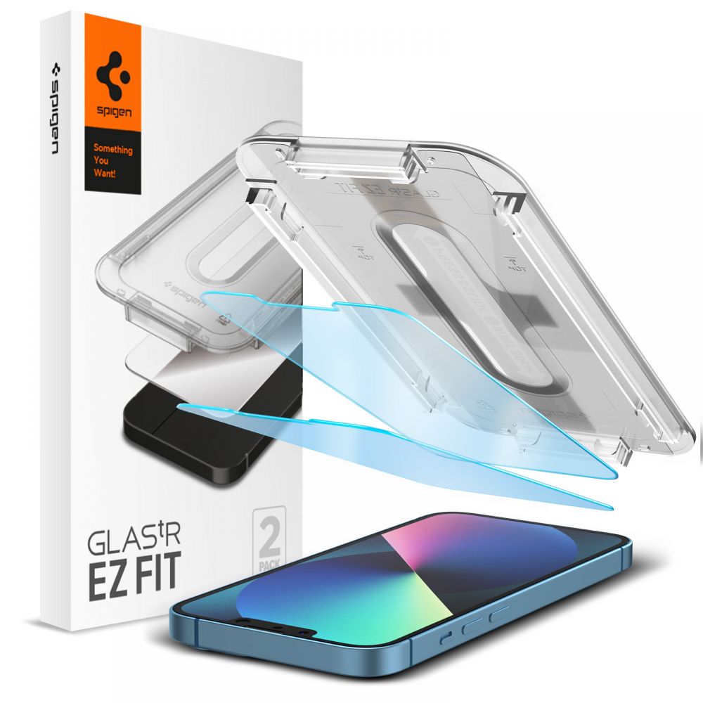 Spigen GLAStR EZ FIT Anti-Blue Light iPhone 13 Pro/13 [2 Pack] AGL03389