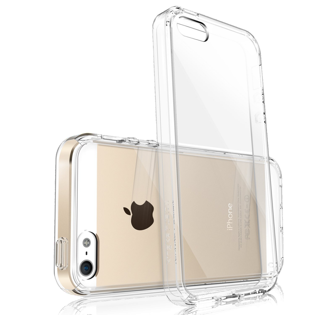 pruhledny transparentni ciry ochrany obal kryt pouzdro na iphone 5s iphone 5 ultra slim hybrid