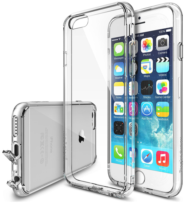Ochranný obal kryt Ultra Slim Hybrid průhledný čirý transparentní pro iPhone 6s a iPhone 6