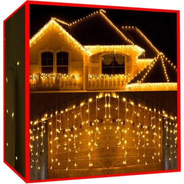 Vánoční světelný závěs 300 LED, 2.48 W…